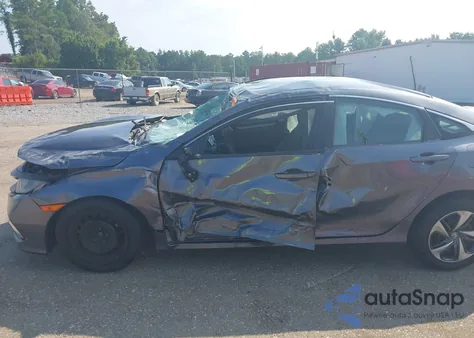 2019 Honda Civic Lx из США, поврежденный, VIN 19XFC2F66KE028596